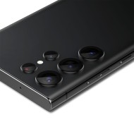2 броя комплетки от протектори за обектви на камерата на Samsung Galaxy S23 Ultra от Spigen Optik Tr - Черен 
