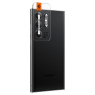 2 броя комплетки от протектори за обектви на камерата на Samsung Galaxy S23 Ultra от Spigen Optik Tr - Черен 