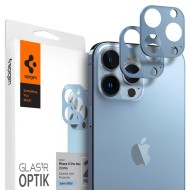 2 броя протектори за камера на iPhone 13 Pro / 13 Pro Max от Spigen Optik.TR - Sierra Blue