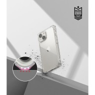 Удароустойчив твърд кейс за iPhone 14 от Ringke Fusion - Прозрачен