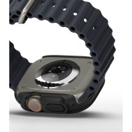 2 бр. тънки калъфи за Apple Watch Ultra 1/2 (49mm) от Ringke Slim 2-Pack - Прозрачен и чeрен