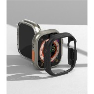 2 бр. тънки калъфи за Apple Watch Ultra 1/2 (49mm) от Ringke Slim 2-Pack - Прозрачен и чeрен