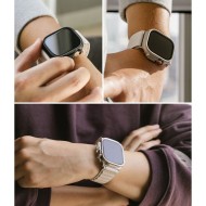 2 бр. тънки калъфи за Apple Watch Ultra 1/2 (49mm) от Ringke Slim 2-Pack - Прозрачен и чeрен