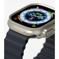 2 бр. тънки калъфи за Apple Watch Ultra (49mm) от Ringke Slim 2-Pack - Прозрачен и Titanium Grey