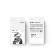 2 бр. тънки калъфи за Apple Watch Ultra (49mm) от Ringke Slim 2-Pack - Прозрачен и Titanium Grey