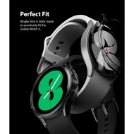 2 бр. тънки калъфи за Samsung Galaxy Watch 4 (44mm) от Ringke Slim 2-Pack - Прозрачен и черен
