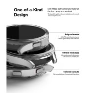 2 бр. тънки калъфи за Samsung Galaxy Watch 4 (44mm) от Ringke Slim 2-Pack - Прозрачен и черен