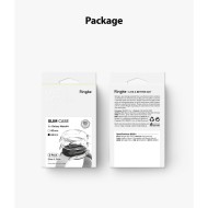 2 бр. тънки калъфи за Samsung Galaxy Watch 4 (44mm) от Ringke Slim 2-Pack - Прозрачен и черен