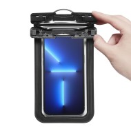 2 броя водоустойчив калъф за смартфон от Spigen A601 - Черен