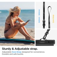 2 броя водоустойчив калъф за смартфон от Spigen A601 - Черен