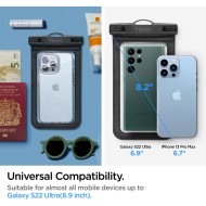 Водоустойчив калъф за смартфон от Spigen A601 - Черен