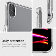 Твърд кейс за iPad Pro 12.9 от Spigen Airskin Hybrid S - Прозрачен