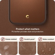 SPIGEN CYRILL KAJUK MAG MAGSAFE IPHONE 14 PLUS SADDLE BROWN