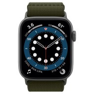 Текстилна каишка за Apple Watch 4 / 5 / 6 / 7 / 8 / SE / Ultra 1/2 (42/44/45/49 mm) от Spigen Fit Lite - Khaki