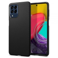Удароустойчив, силиконов кейс за Samsung Galaxy M53 5G от Spigen Liquid Air - Черен