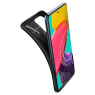 Удароустойчив, силиконов кейс за Samsung Galaxy M53 5G от Spigen Liquid Air - Черен