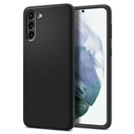 Удароустойчив, силиконов кейс за Samsung Galaxy S21 от Spigen Liquid Air - Черен