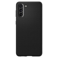 Удароустойчив, силиконов кейс за Samsung Galaxy S21 от Spigen Liquid Air - Черен