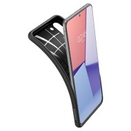 Удароустойчив, силиконов кейс за Samsung Galaxy S21 от Spigen Liquid Air - Черен