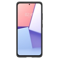 Удароустойчив, силиконов кейс за Samsung Galaxy S21 Ultra от Spigen Liquid Air - Черен