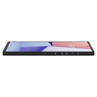 Удароустойчив, силиконов кейс за Samsung Galaxy S22 Ultra от Spigen Liquid Air - Черен