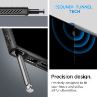 Удароустойчив, силиконов кейс за Samsung Galaxy S23 Ultra от Spigen Liquid Air - Черен