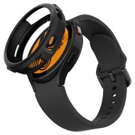 Удароустойчив калъф за Samsung Galaxy Watch 4 / 5 (40mm) от Spigen Liquid Air - Черен мат 