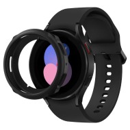 Удароустойчив калъф за Samsung Galaxy Watch 4 / 5 (40mm) от Spigen Liquid Air - Черен мат 