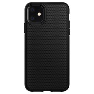 Удароустойчив, силиконов кейс за iPhone 11 от Spigen Liquid Air - Черен