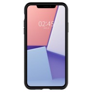 Удароустойчив, силиконов кейс за iPhone 11 от Spigen Liquid Air - Черен