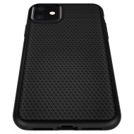 Удароустойчив, силиконов кейс за iPhone 11 от Spigen Liquid Air - Черен