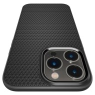 Удароустойчив, силиконов кейс за iPhone 14 Pro от Spigen Liquid Air - Черен