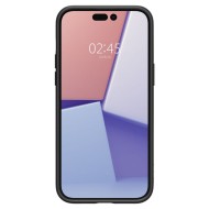 Удароустойчив, силиконов кейс за iPhone 14 Pro от Spigen Liquid Air - Черен