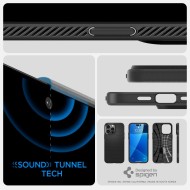 Удароустойчив, силиконов кейс за iPhone 14 Pro от Spigen Liquid Air - Черен