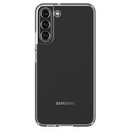 Удароустойчив, силиконов кейс за Samsung Galaxy S22 от Spigen Liquid Crystal - Прозрачен