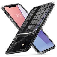 Удароустойчив, силиконов кейс за iPhone 11 от Spigen Liquid Crystal - Прозрачен