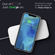 Удароустойчив, силиконов кейс за iPhone 12 / 12 Pro от Spigen Liquid Crystal - Прозрачен