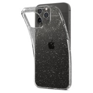 Удароустойчив, силиконов кейс за iPhone 12 / 12 Pro от Spigen Liquid Crystal - Glitter Crystal
