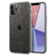 Удароустойчив, силиконов кейс за iPhone 12 / 12 Pro от Spigen Liquid Crystal - Glitter Crystal