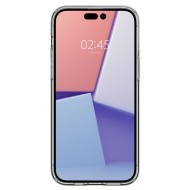 Удароустойчив, силиконов кейс за iPhone 14 Pro от Spigen Liquid Crystal - Прозрачен