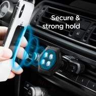 Универсална магнитна стойка за автомобил от Spigen QS24 - Черна