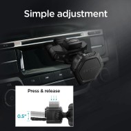 Универсална магнитна стойка за автомобил от Spigen QS24 - Черна