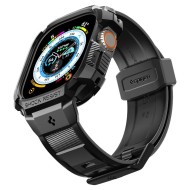 Удароустойчив кейс с каишка за Apple Watch Ultra 1/2 (49mm) от Spigen Rugged Armor Pro - Черен