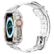 Удароустойчив кейс с каишка за Apple Watch Ultra 1/2 (49mm) от Spigen Rugged Armor Pro - Прозрачен