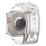 Удароустойчив кейс с каишка за Apple Watch Ultra 1/2 (49mm) от Spigen Rugged Armor Pro - Прозрачен