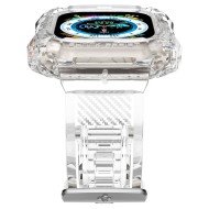 Удароустойчив кейс с каишка за Apple Watch Ultra 1/2 (49mm) от Spigen Rugged Armor Pro - Прозрачен