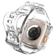 Удароустойчив кейс с каишка за Apple Watch Ultra 1/2 (49mm) от Spigen Rugged Armor Pro - Прозрачен