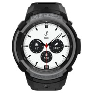 Удароустойчив кейс с каишка за Samsung Galaxy Watch 4 Classic (42mm) от Spigen Rugged Armor Pro - Charcoal Grey