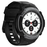 Удароустойчив кейс с каишка за Samsung Galaxy Watch 4 Classic (42mm) от Spigen Rugged Armor Pro - Charcoal Grey
