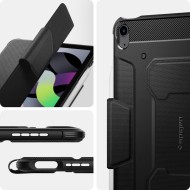 Удароустойчив калъф за iPad Air 10.9 4/5 (2020-2022) / 6 (11" 2024) от Spigen Rugged Armor Pro - Черен